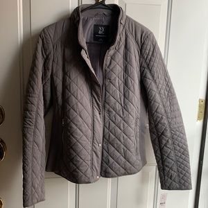 NWT Gray Quilted Jacket